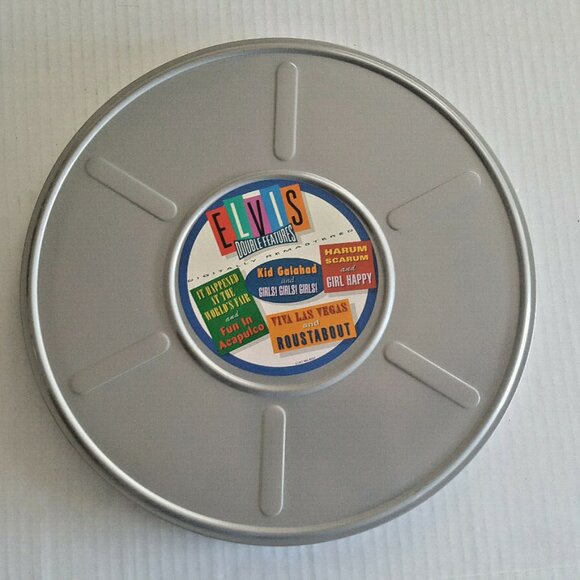 ELVIS PRESLEY Double Features 4 CD BOX NM IMPORT Numbered Limited FILM CAN - Picture 3 of 8